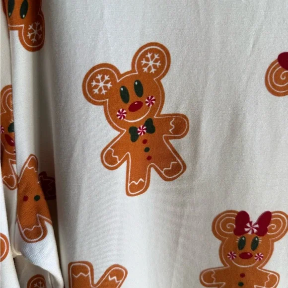 NWOT Mickey Magical Gingerbread | Women’s PJ PANTS and TOP SET SIZE LARGE - Picture 8 of 15